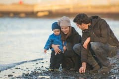 Family Photos at Blackie Spit in South Surrey
